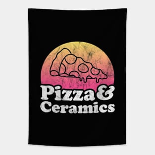 Pizza Lover Pizza and Ceramics Tapestry