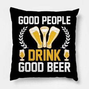 Good Friends Great Beer T Shirt For Women Men Pillow