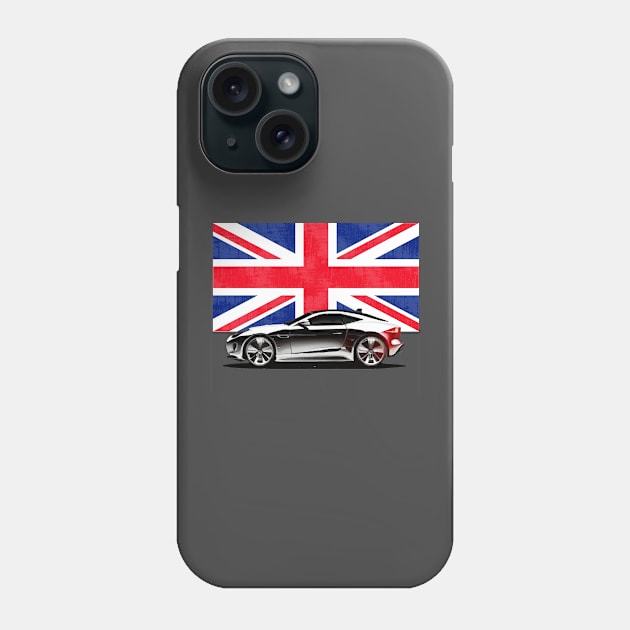 Jaguar F-Type Phone Case by Moulezitouna