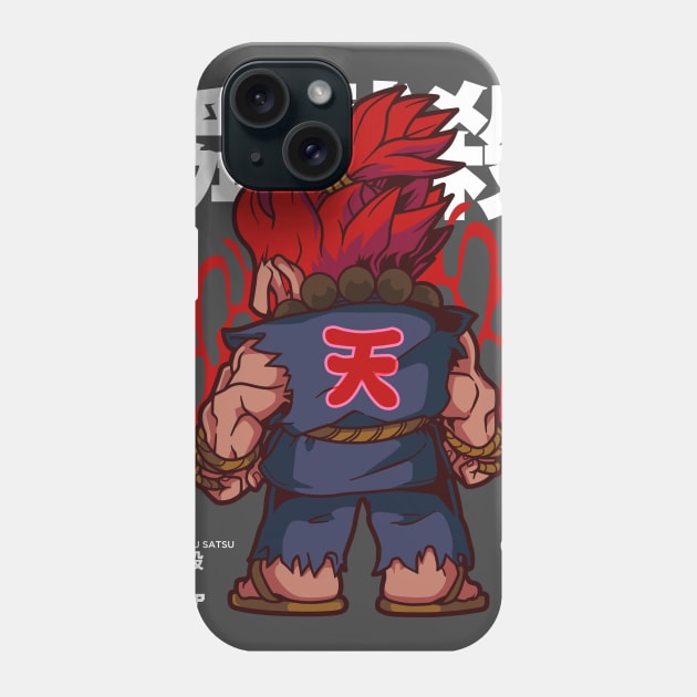 Chibi Raging Demon Phone Case by mankeeboi