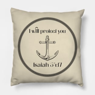 Christian Apparel - Isaiah 54:17 - I will protect you Pillow