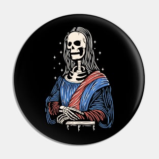 Skull Lisa Pin