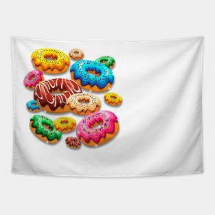 Donuts Party Time Tapestry