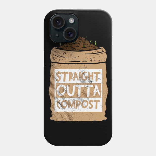 Straight Outta Compost Phone Case by maxdax