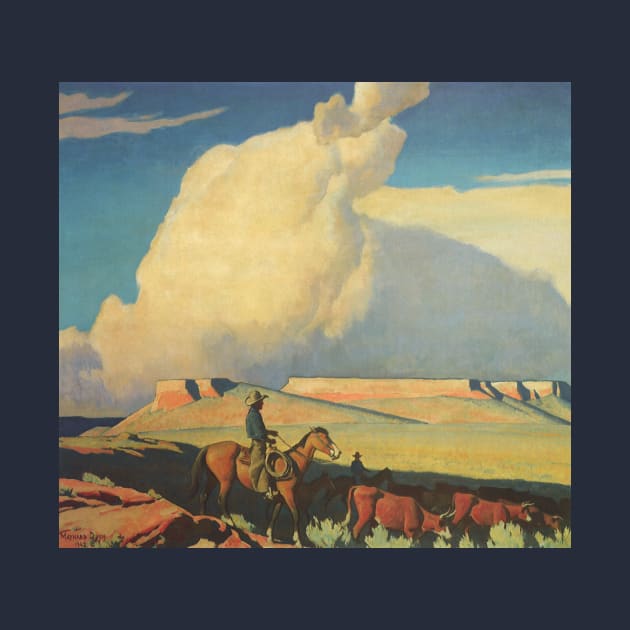 Open Range by Maynard Dixon by MasterpieceCafe