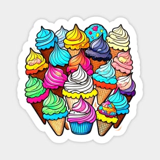 Tasty Ice-Cream Collection Magnet