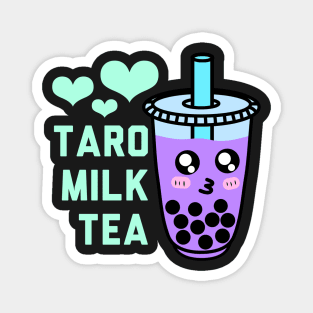 Taro Milk Tea Boba Magnet