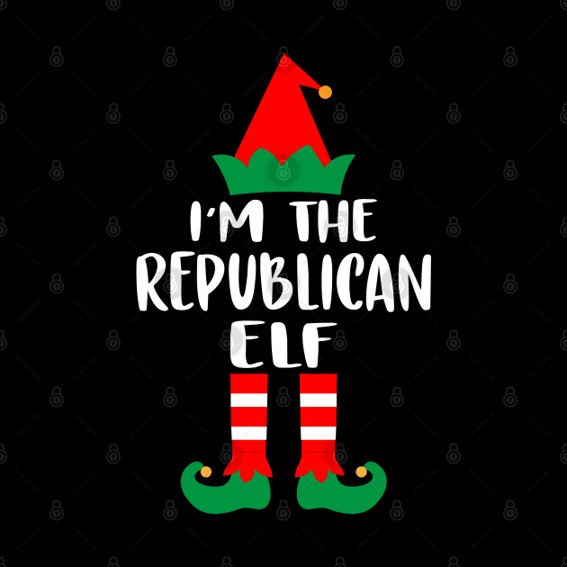 I'm The Republican Elf Family Matching Group Christmas Costume Pajama Funny Gift by norhan2000