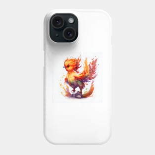 Cute Watercolor Phoenix Phone Case