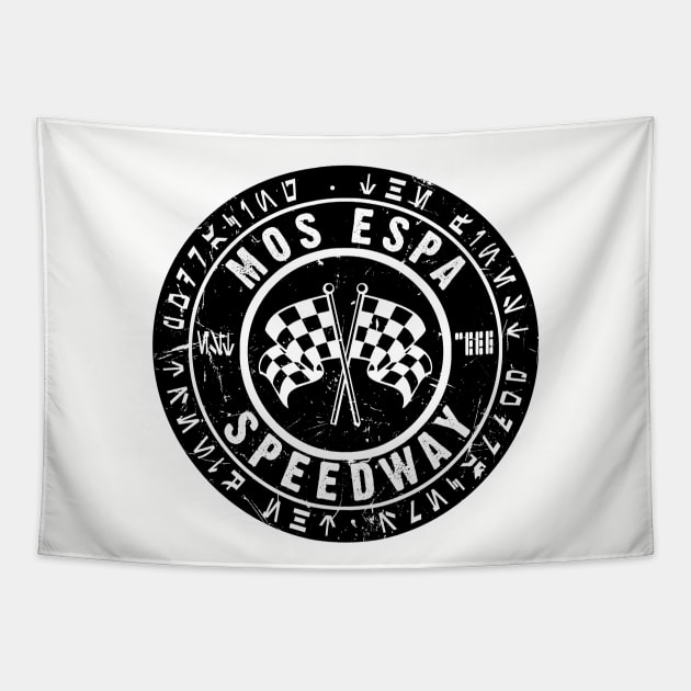 Mos Espa Speedway Tapestry by PopCultureShirts