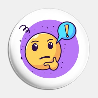 Think Emoji Pin