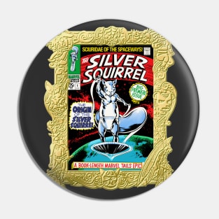 Silver Squirrel Masterworks Pin