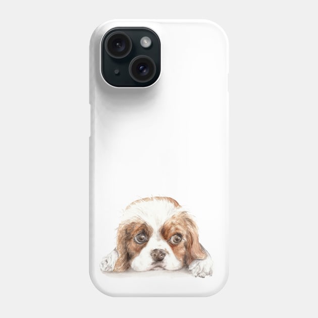 Cavalier King Charles Spaniel Phone Case by wanderinglaur