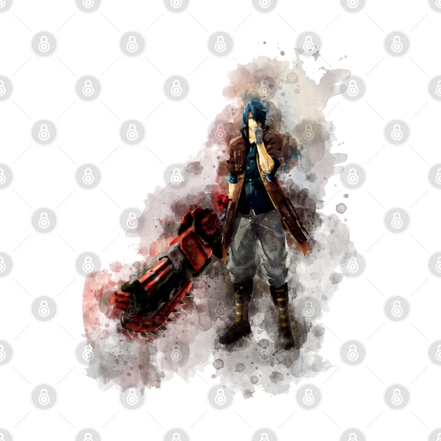 God Eater Lindow - watercolor by Stylizing4You