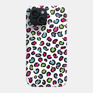 Multicolor Leopard - Animal Print Phone Case