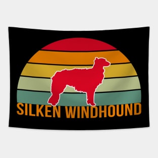 Silken Windhound Vintage Silhouette Tapestry