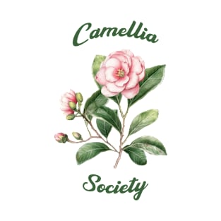 Camellia Society flower for garden club T-Shirt