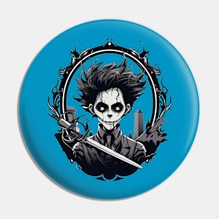 Creepy Logo Pin