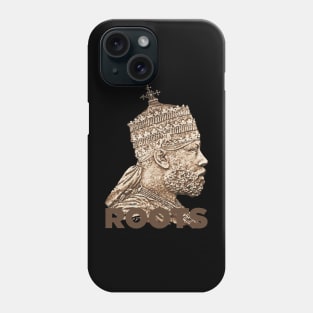 Roots Rastafari Menelik T-shirt Phone Case