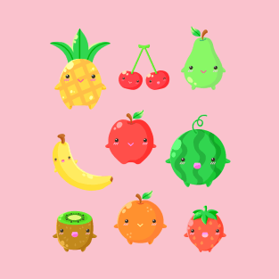 Cute Fruit Friends T-Shirt