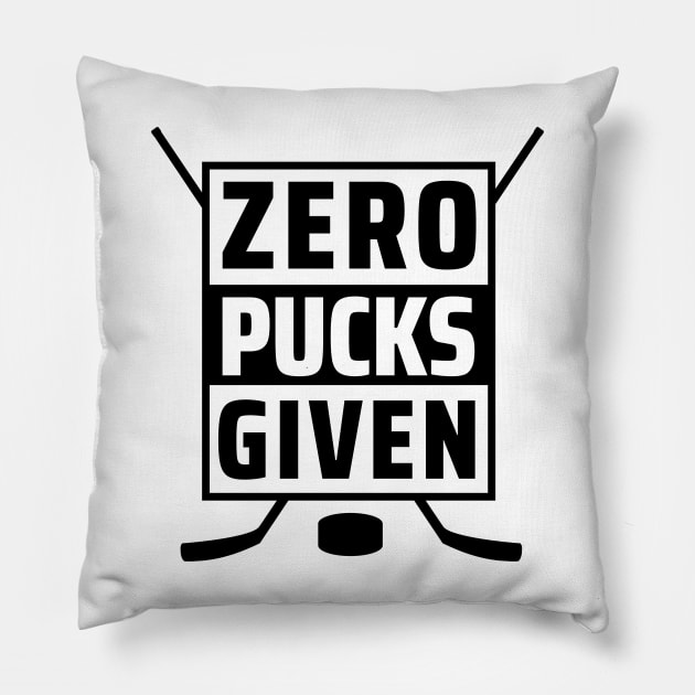 funny hockey quote Pillow by Mandala Project