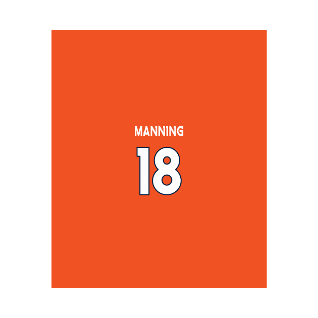 Peyton Manning Jersey Back Mask Phone Case iPhone Case & Cover Mask by cwijeta