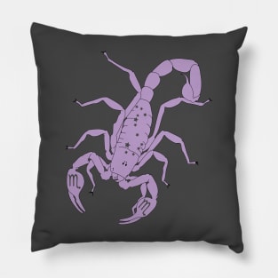 Scorpio (Light Purple) Pillow