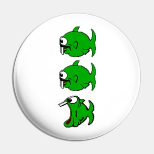 Dope Fish Swim Swim Hungry Pin