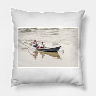 Fishing the Hooghly 01 Pillow