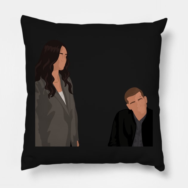 Evan 'Buck' & Maddie Buckley | 911 Pillow by icantdrawfaces