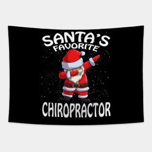 Santas Favorite Chiropractor Christmas Tapestry