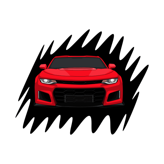 Red Camaro by dipurnomo