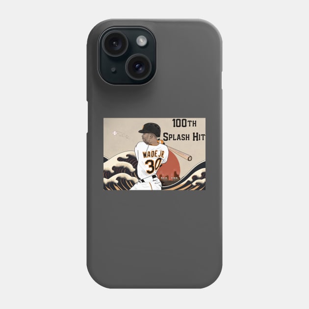 100th Splash Hit Phone Case by SFGiantsFanMade