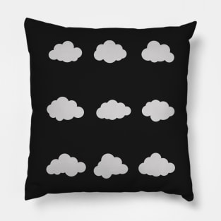 Clouds sticker pack Pillow