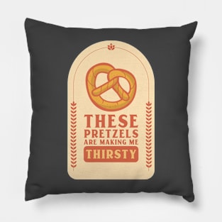 oktoberfest pretzel Pillow