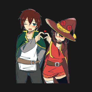 Konosuba Megumin X Kazouma Love! T-Shirt