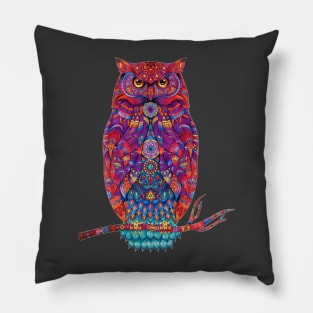 Colorful animal owl Pillow