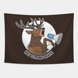 Hot Strong Male - EN - Red Deer Tapestry