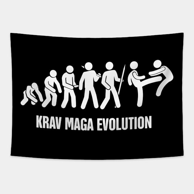 Krav Maga Martial Arts Evolution Tapestry by MeatMan