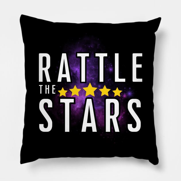 Rattle the Stars [C] Pillow by Zero Pixel