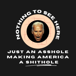 Anti Biden Nothing To See Here T-Shirt