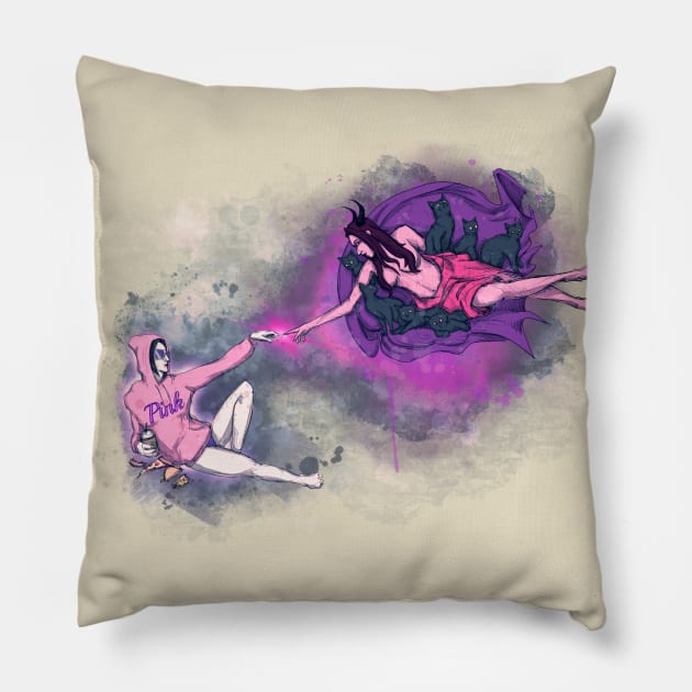 Creation of Woman Pillow by LVBart