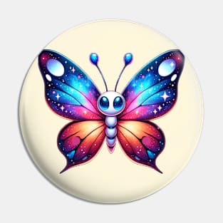 A Cute Galaxy Butterfly Pin