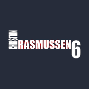 Christian Rasmussen '23 white text T-Shirt