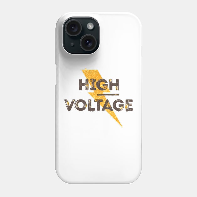 High Voltage Phone Case by attadesign