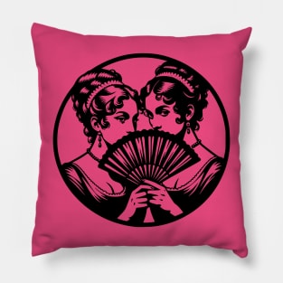 Secret Gossip Scandal Girls telling tales Pillow