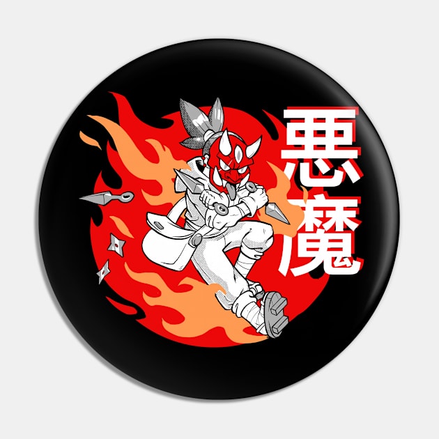 Akuma Boy Pin by juanotron