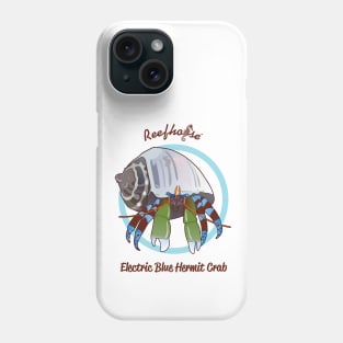 Electric Blue Hermit Crab Phone Case