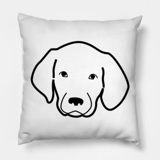 Line dog Pillow