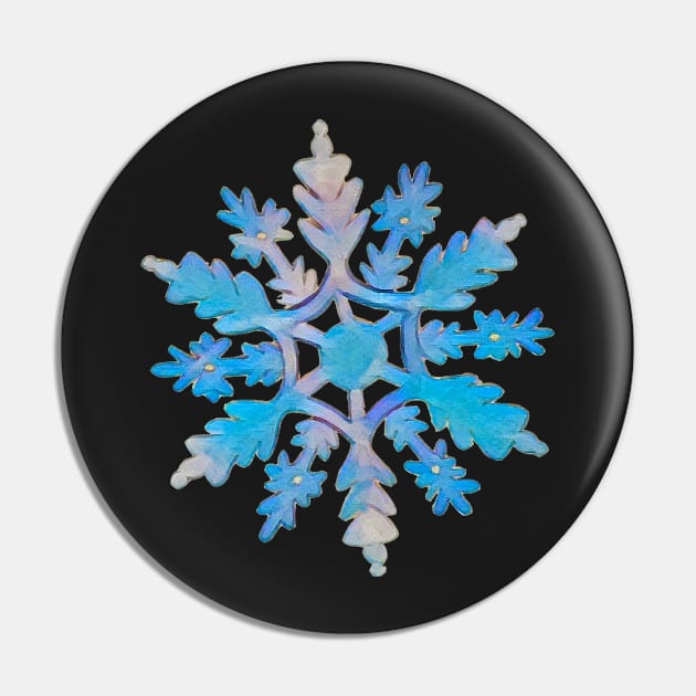 snowflake Pin by dreamtravel